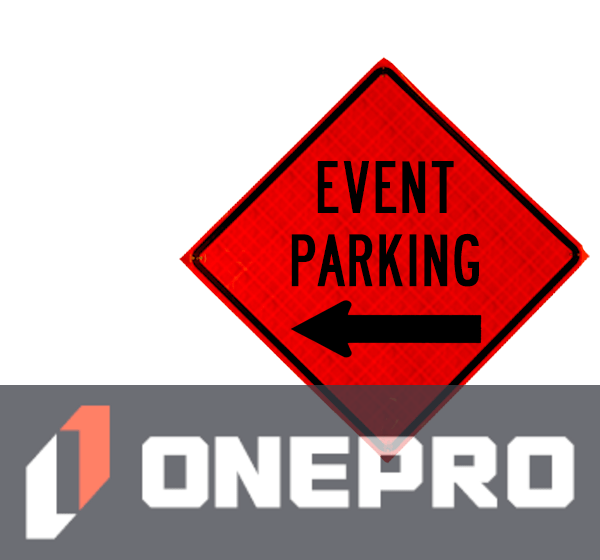 36\" Heavy Duty, Reflective Roll-Up Sign