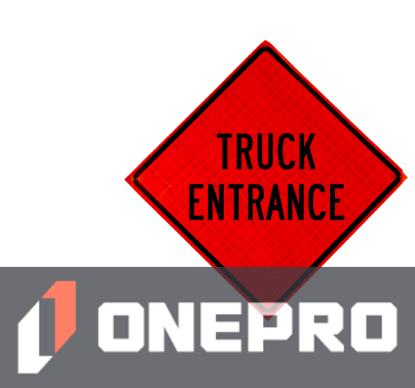 48\" Heavy Duty, Reflective Roll-Up Sign