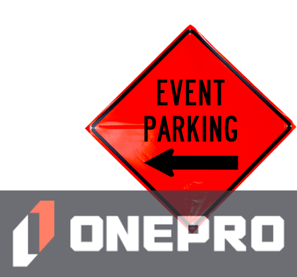 48\" Heavy Duty, Non-Reflective Roll-Up Sign