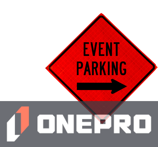 48\" Heavy Duty, Reflective Roll-Up Sign