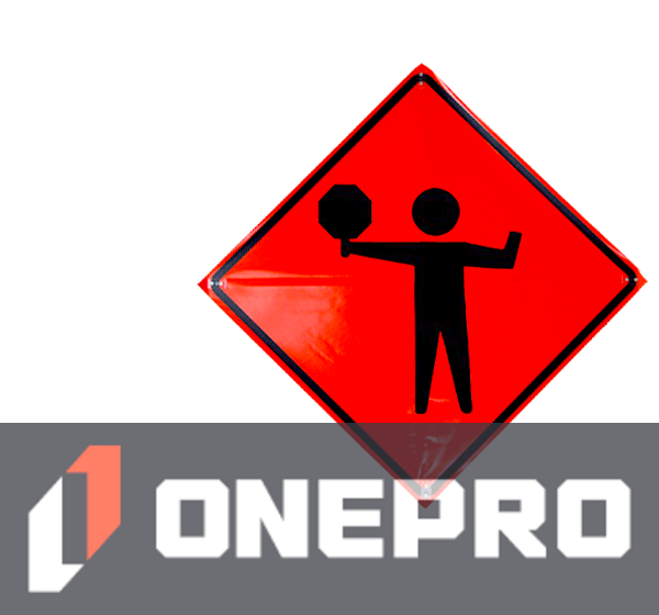 36\" Heavy Duty, Non-Reflective Roll-Up Sign