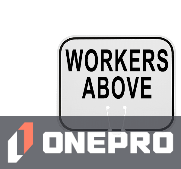 Horizontal, Non-Reflective, Clip-On-Sign