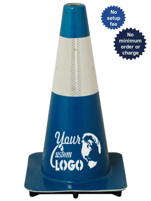 18\" Blue Traffic Cones