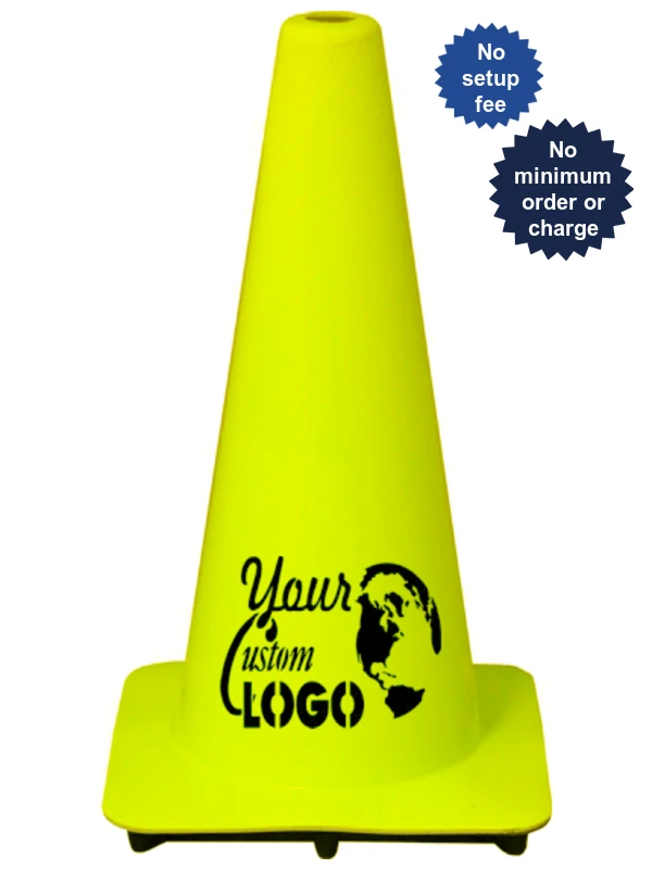 18\" Lime Traffic Cones