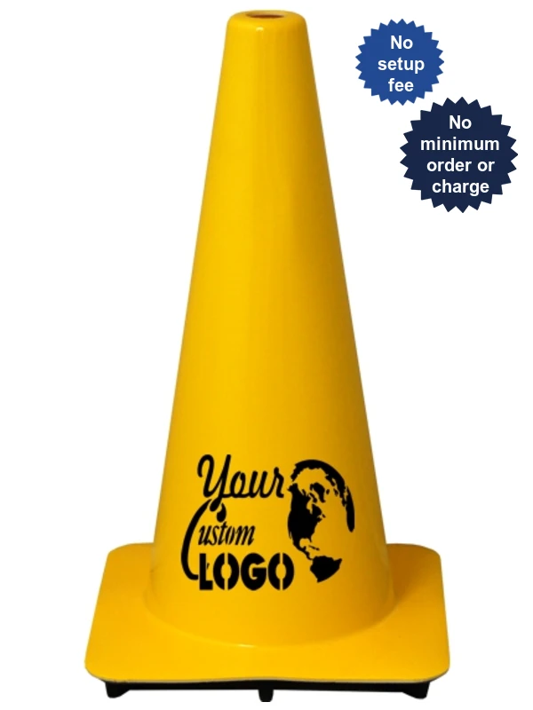 18\" Yellow Traffic Cones