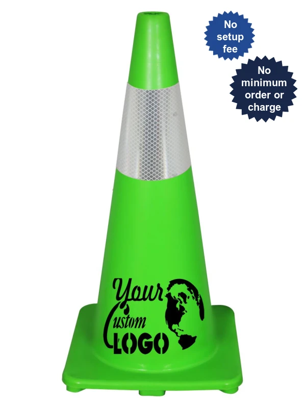 Lime 28\" Economy Cones