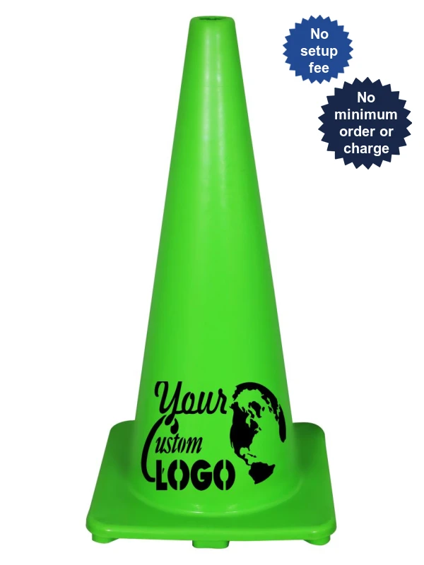Lime 28\" Economy Cones