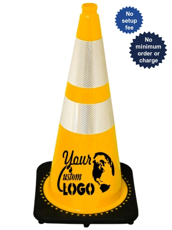 28\" Yellow Traffic Cones