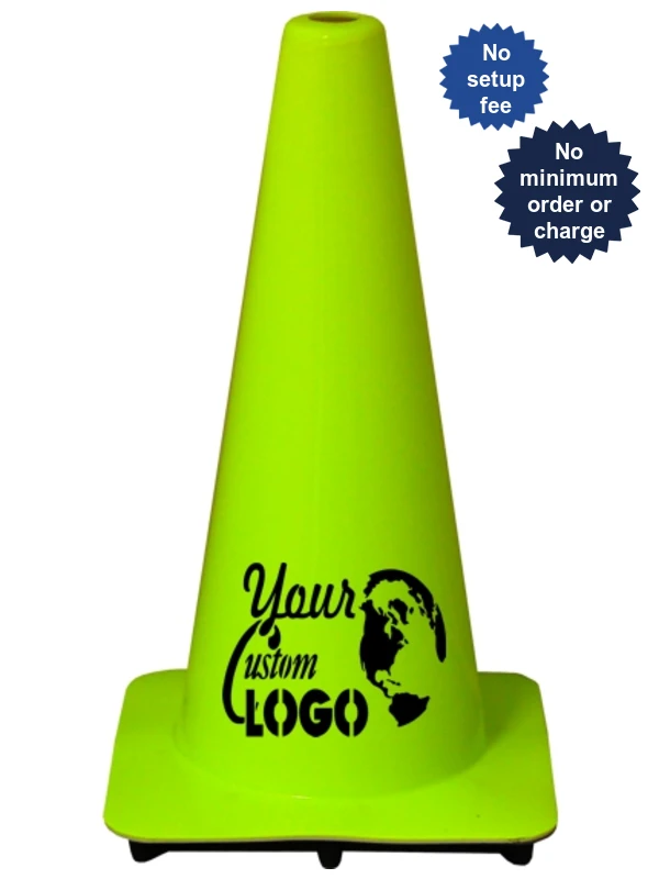 18\" Lime Traffic Cones