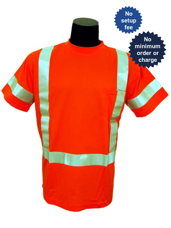 Orange Microfiber Class 3 T-Shirt