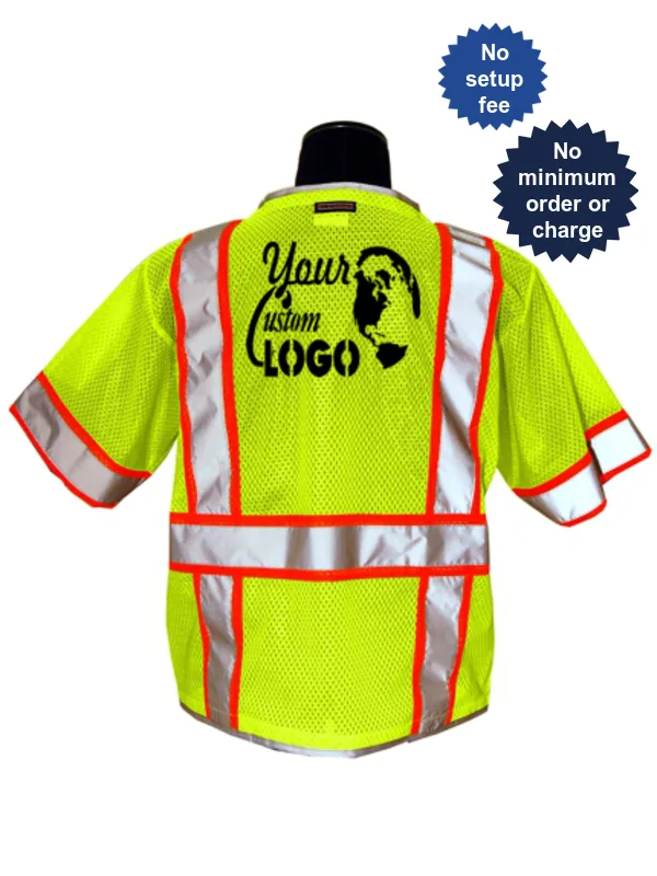 LIME Brilliant Series Heavy Duty Class 3 Mesh Vest