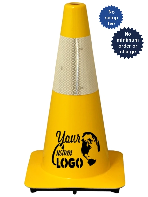 18\" Yellow Traffic Cones