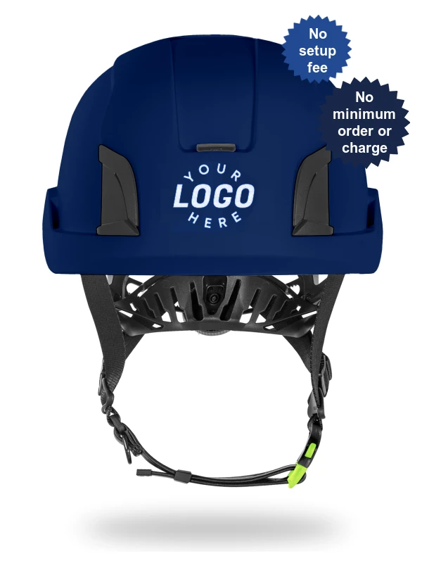 Blue Kask Zenith X2 Helmet with Custom Helmet Logo