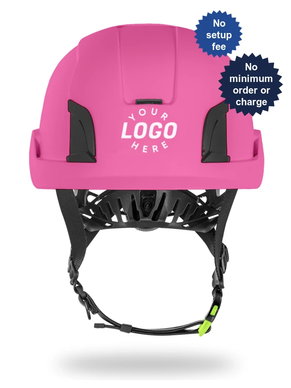 Pink Kask Zenith X2 Helmet with Custom Helmet Logo