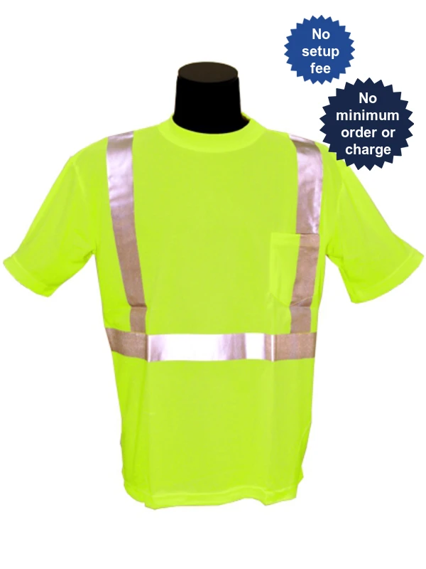 Lime Microfiber Class 2 T-Shirt