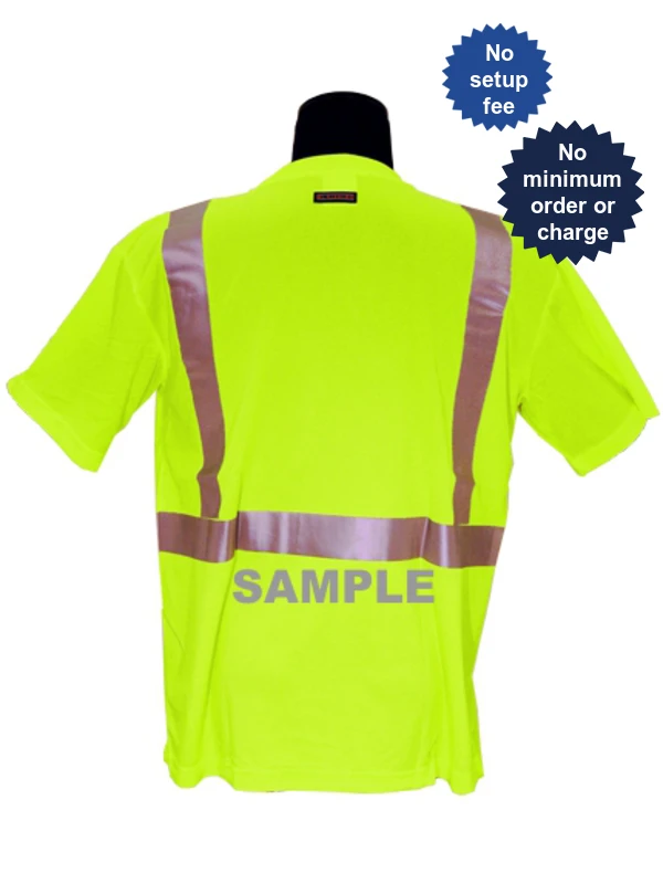 Lime Microfiber Class 2 T-Shirt