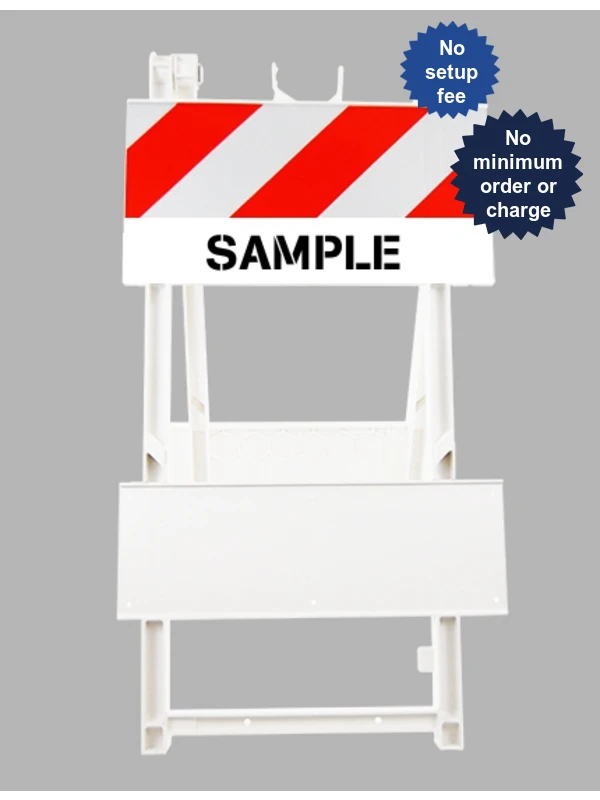\u0027One-Piece\u0027 Molded Folding Barricade