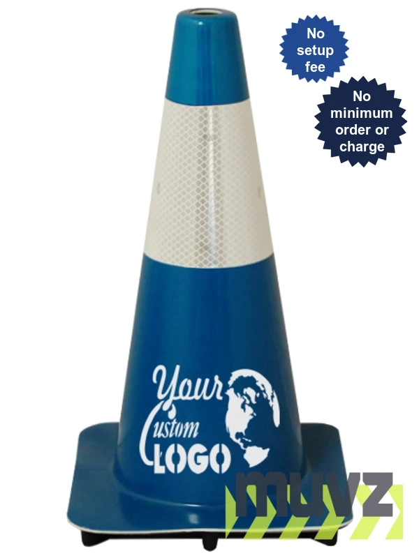 18\" Blue Traffic Cones