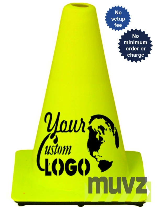 12\" Lime Traffic Cones