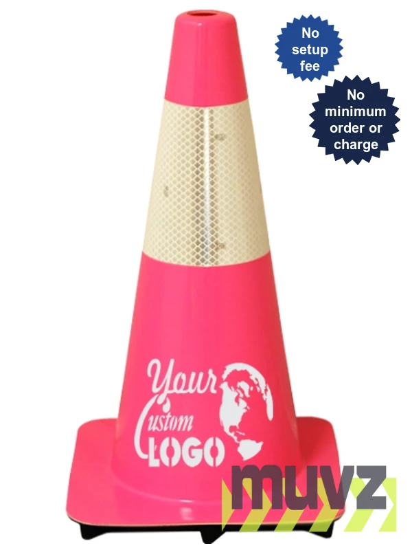 18\" Pink Traffic Cones