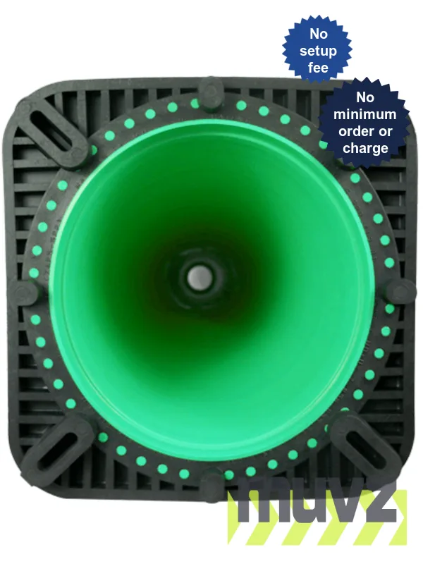28\" Green Traffic Cones