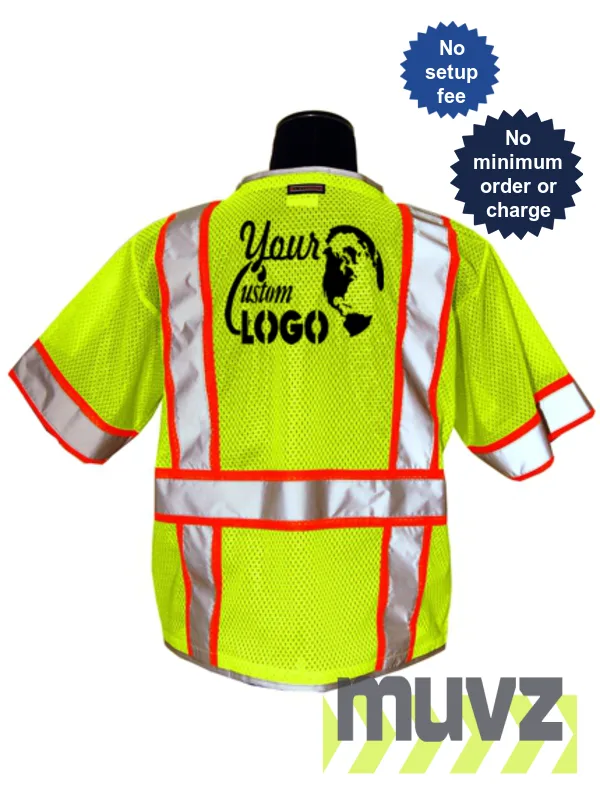 LIME Brilliant Series Heavy Duty Class 3 Mesh Vest