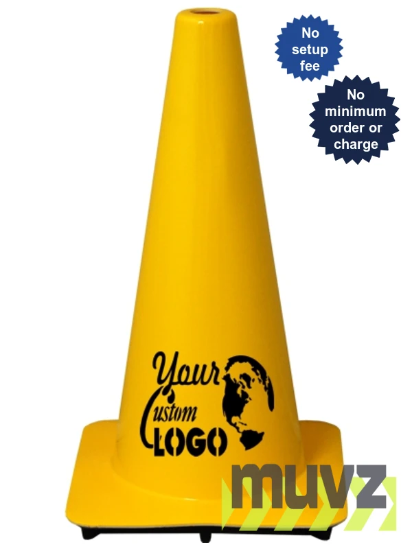18\" Yellow Traffic Cones