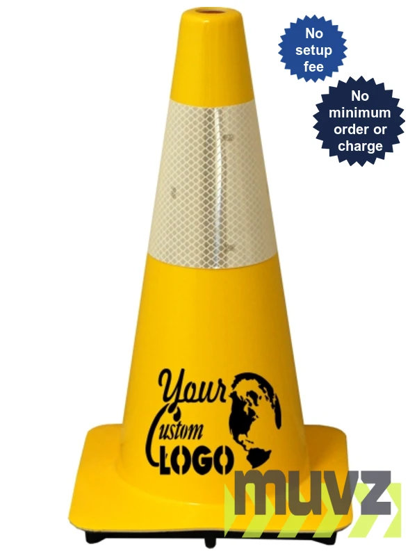 18\" Yellow Traffic Cones