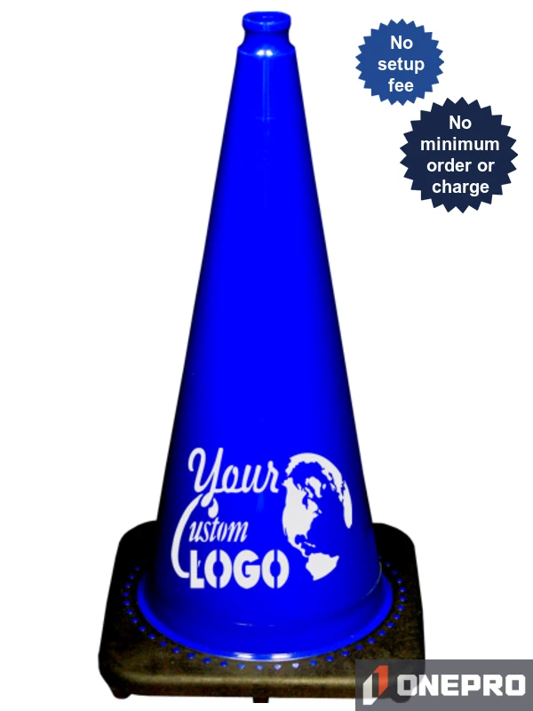 28\" Blue Traffic Cones