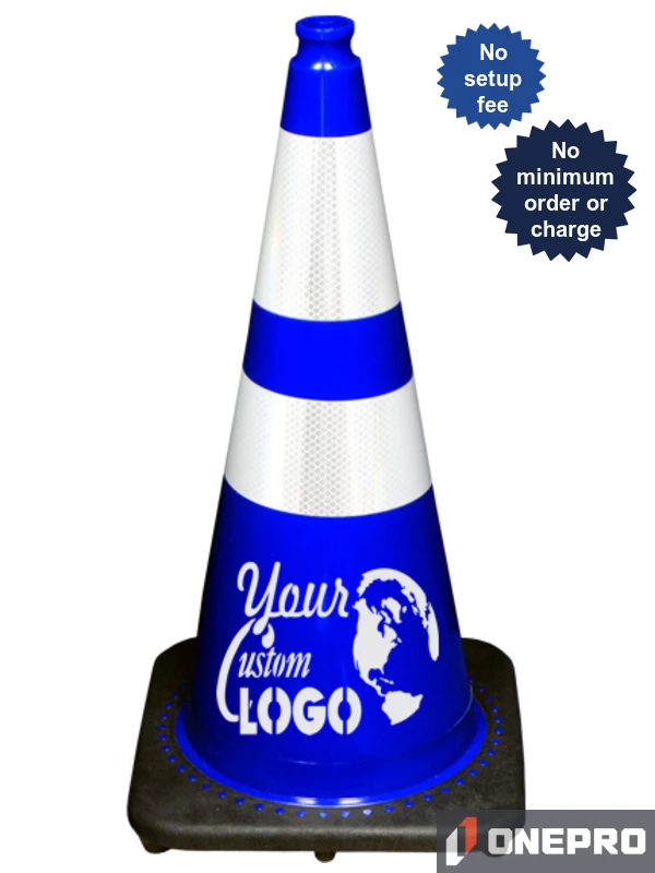 28\" Blue Traffic Cones