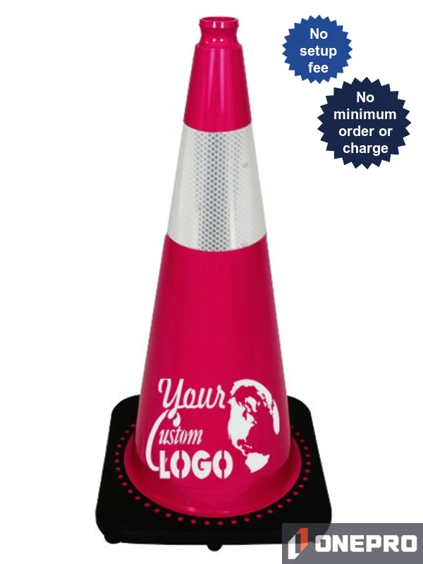 28\" Pink Traffic Cones