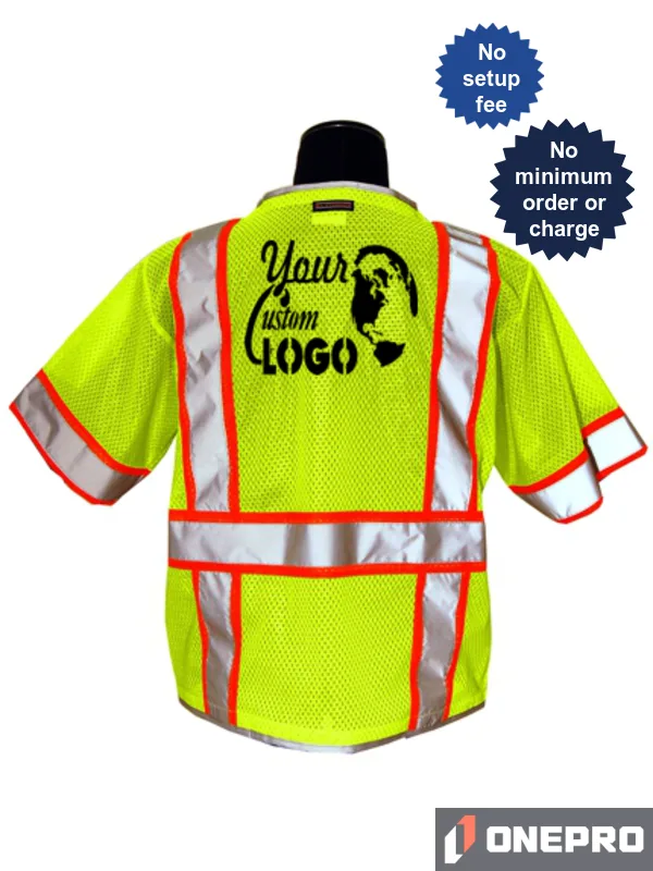 LIME Brilliant Series Heavy Duty Class 3 Mesh Vest