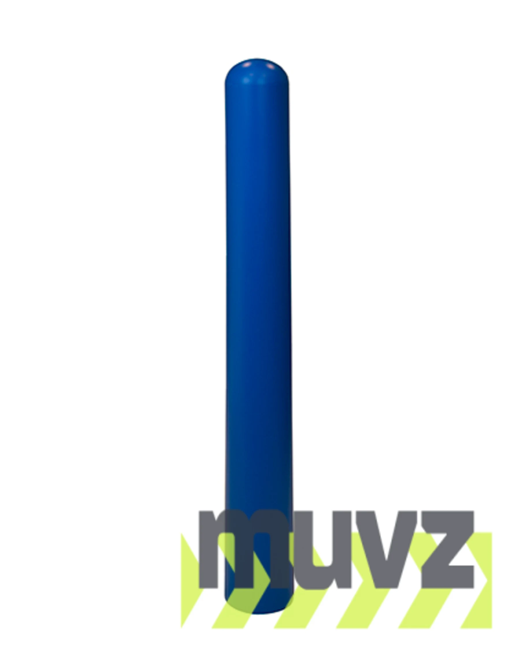 5\" x 52\" Dome Top Blue Bollard Cover