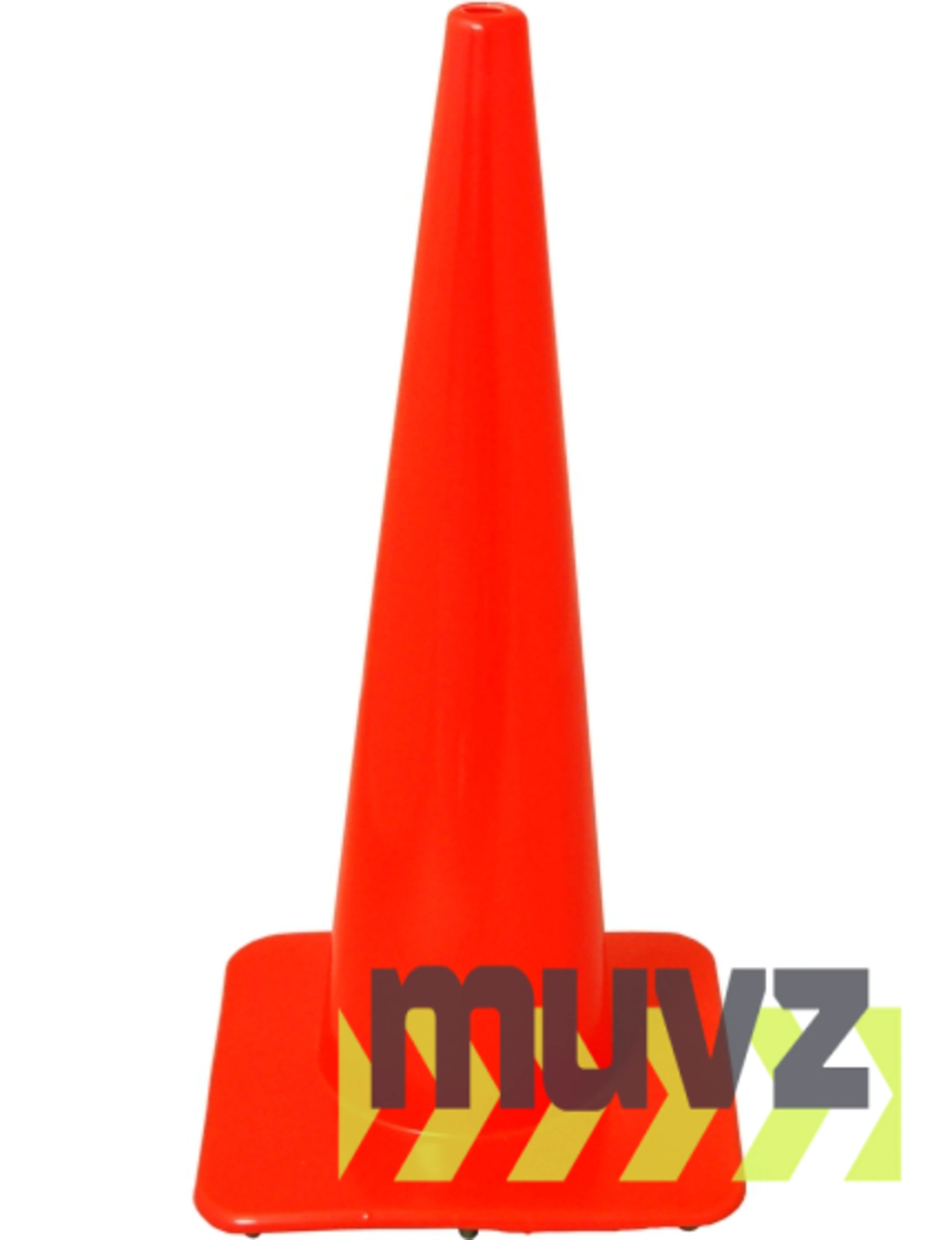 Orange, 28\", 5.0 Lb., Flow Molded Traffic Cone