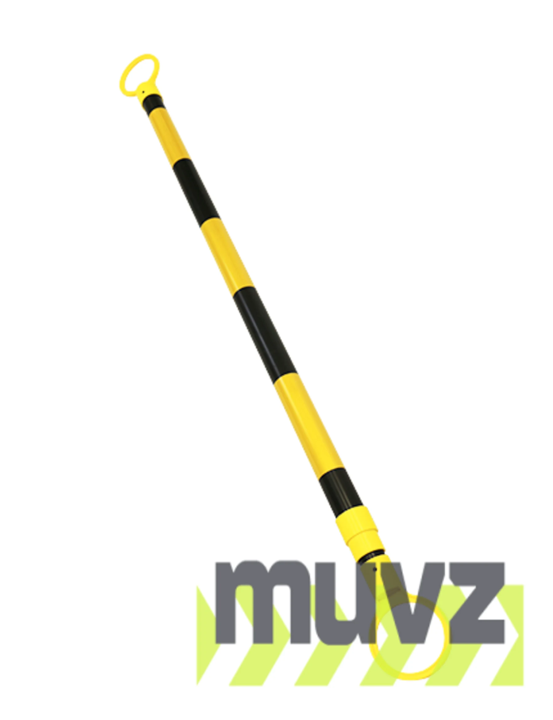 4\u0027 - 7\u0027, \u0027Economy\u0027, Black \u0026 Yellow Reflective Cone Bar