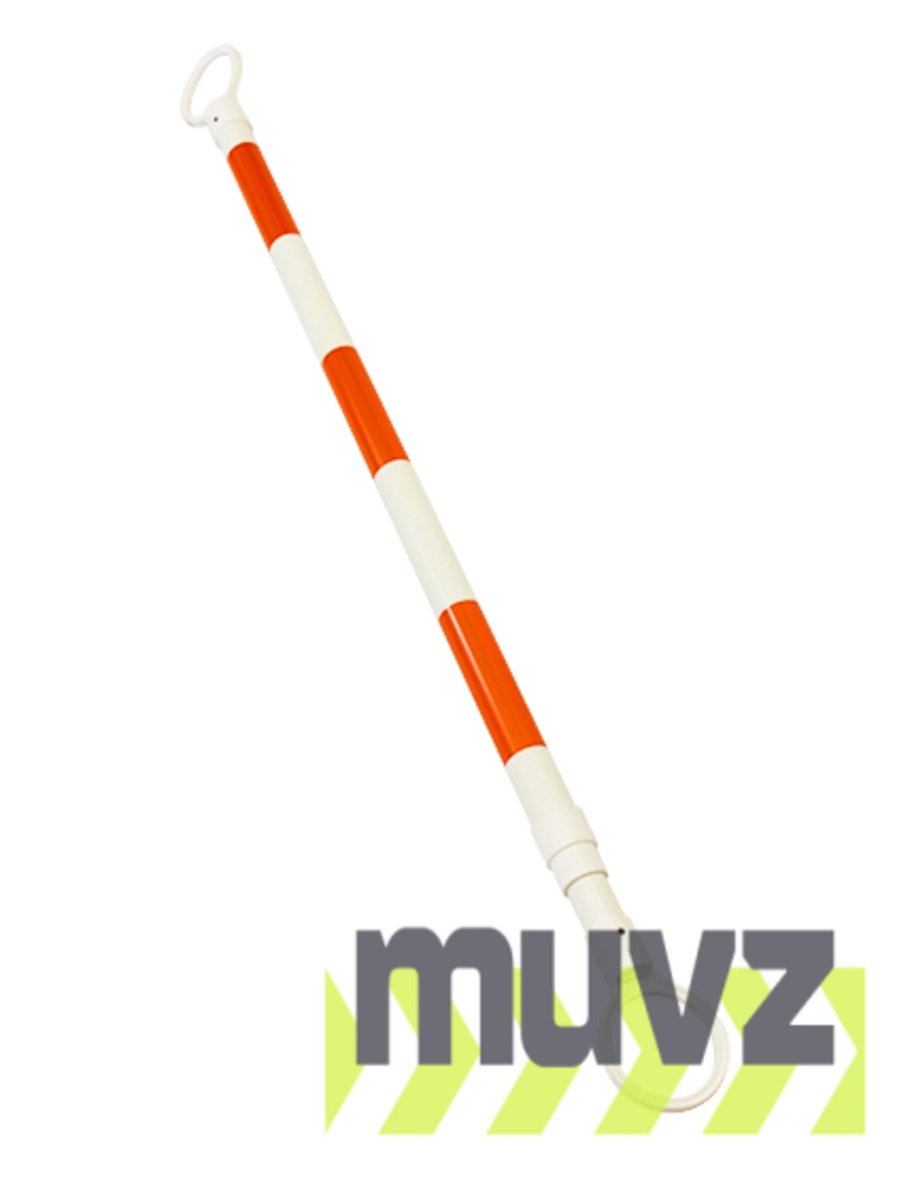 4\u0027 - 7\u0027, \u0027Economy\u0027, Orange \u0026 White Reflective Cone Bar