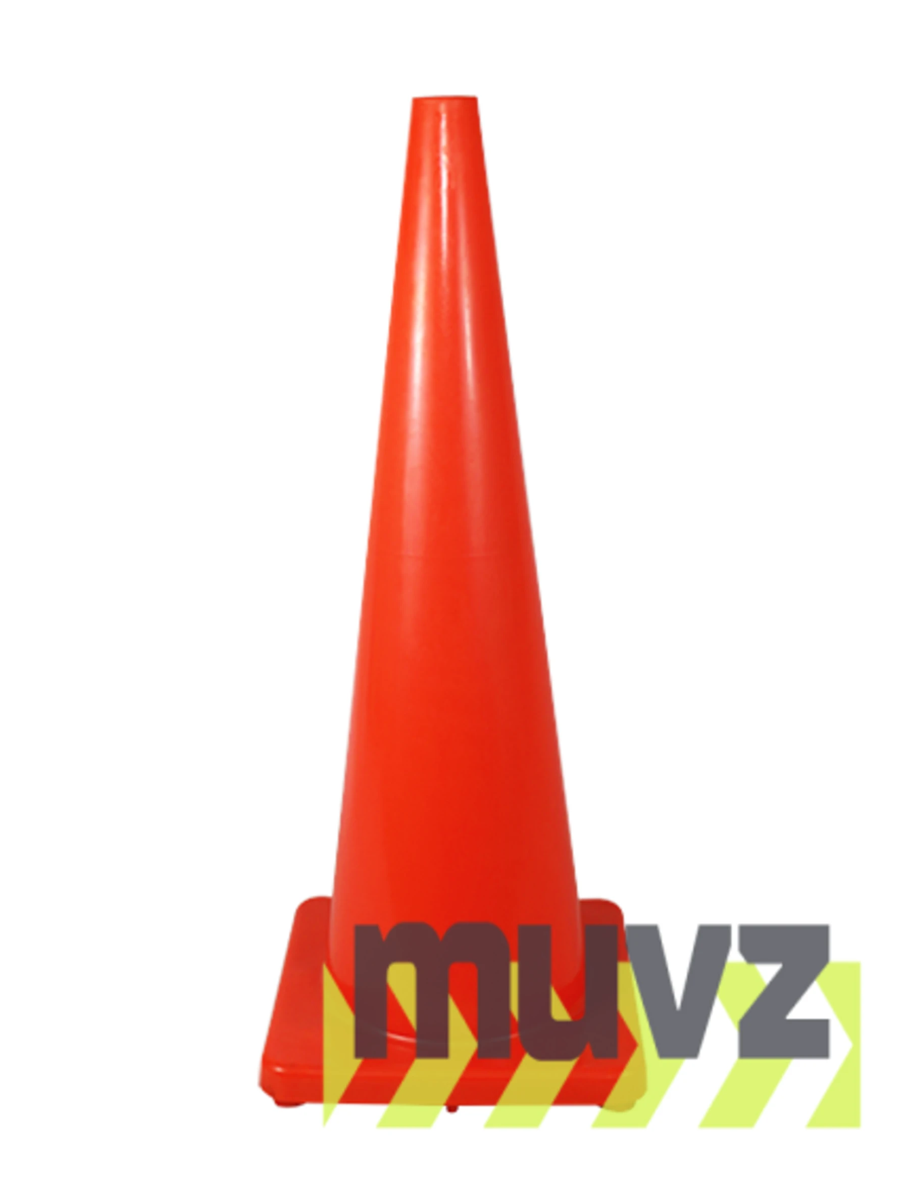 Solid Orange, 36\", 9 Lb., Economy Cone