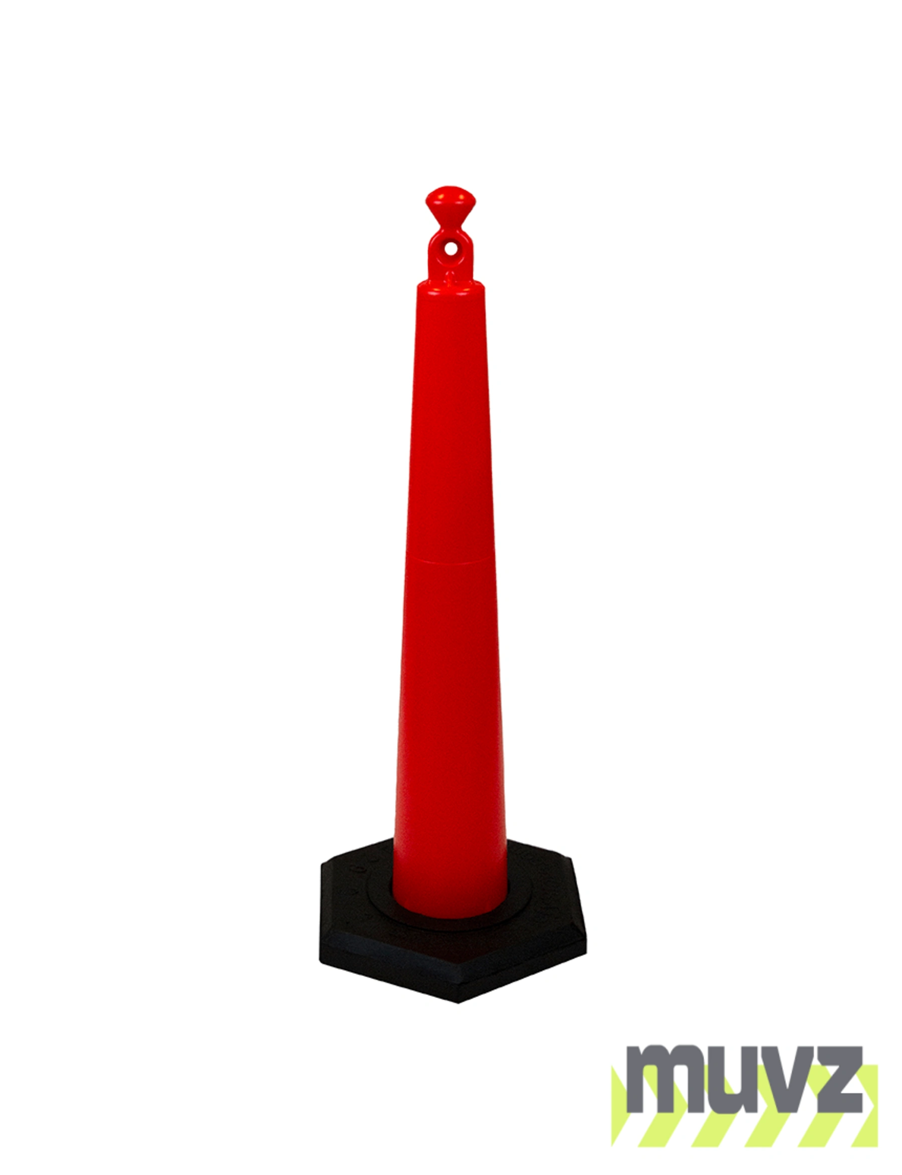 42\" Grabber Cone with 16 Lb. Recycled Rubber Base