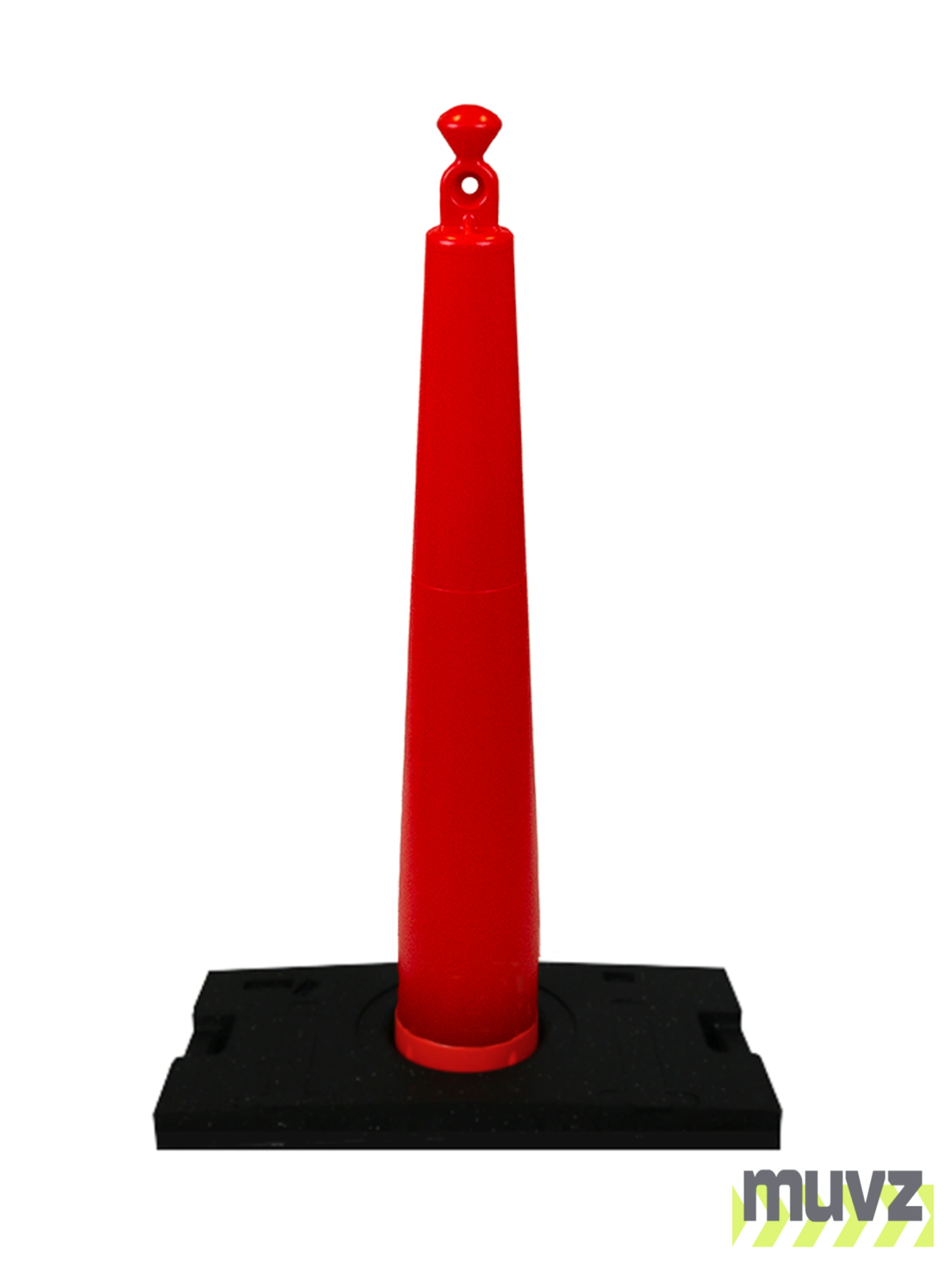 42\" Grabber Cone with 30 Lb. Recycled Rubber Base