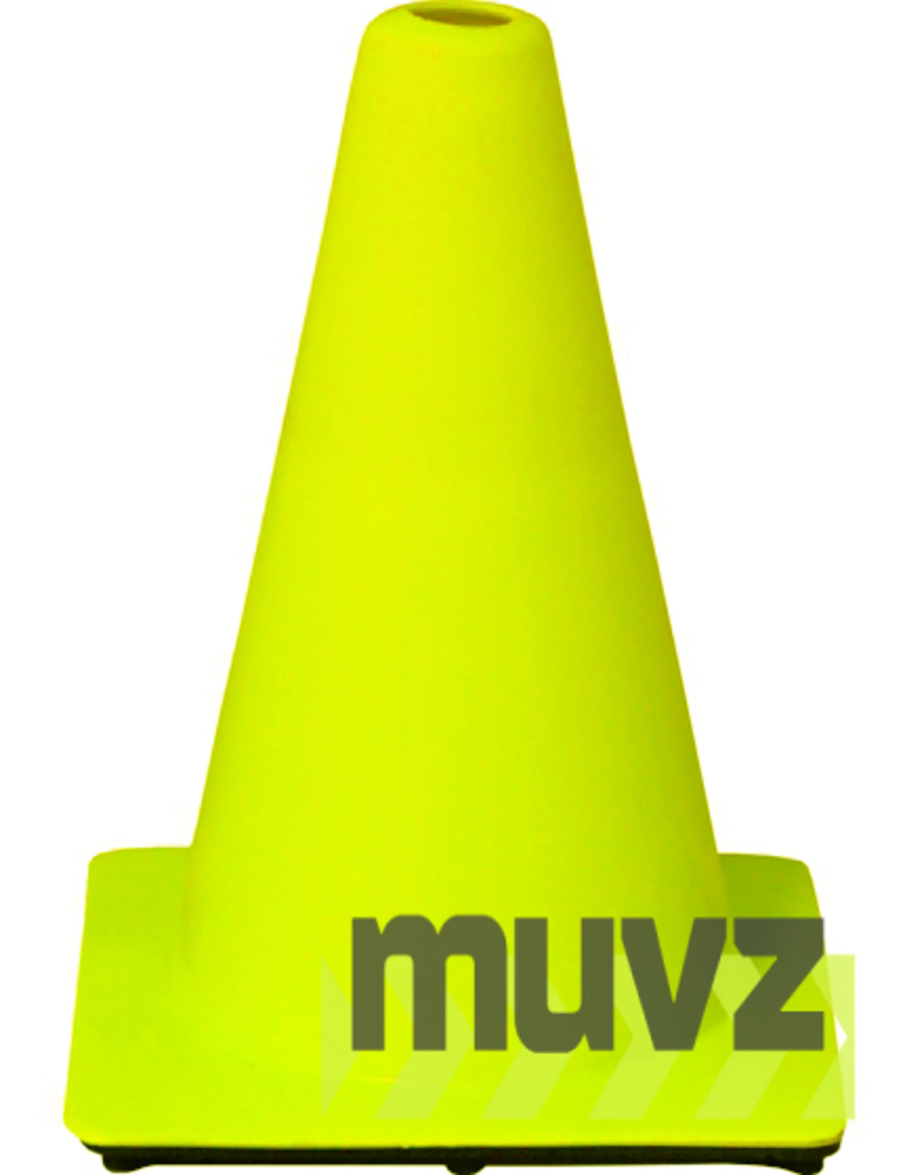 Lime 12\" Flow Molded Traffic Cone