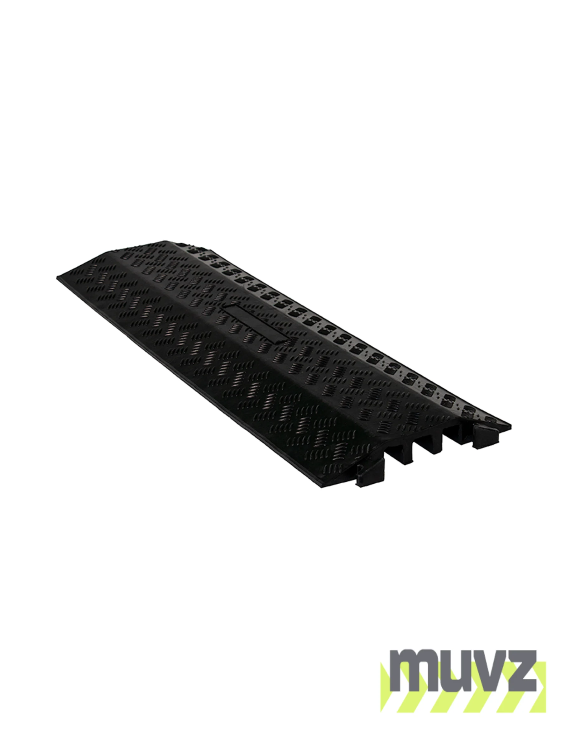 Armor Series, Rubber, 3-Channel, Drop Over Cable Protector