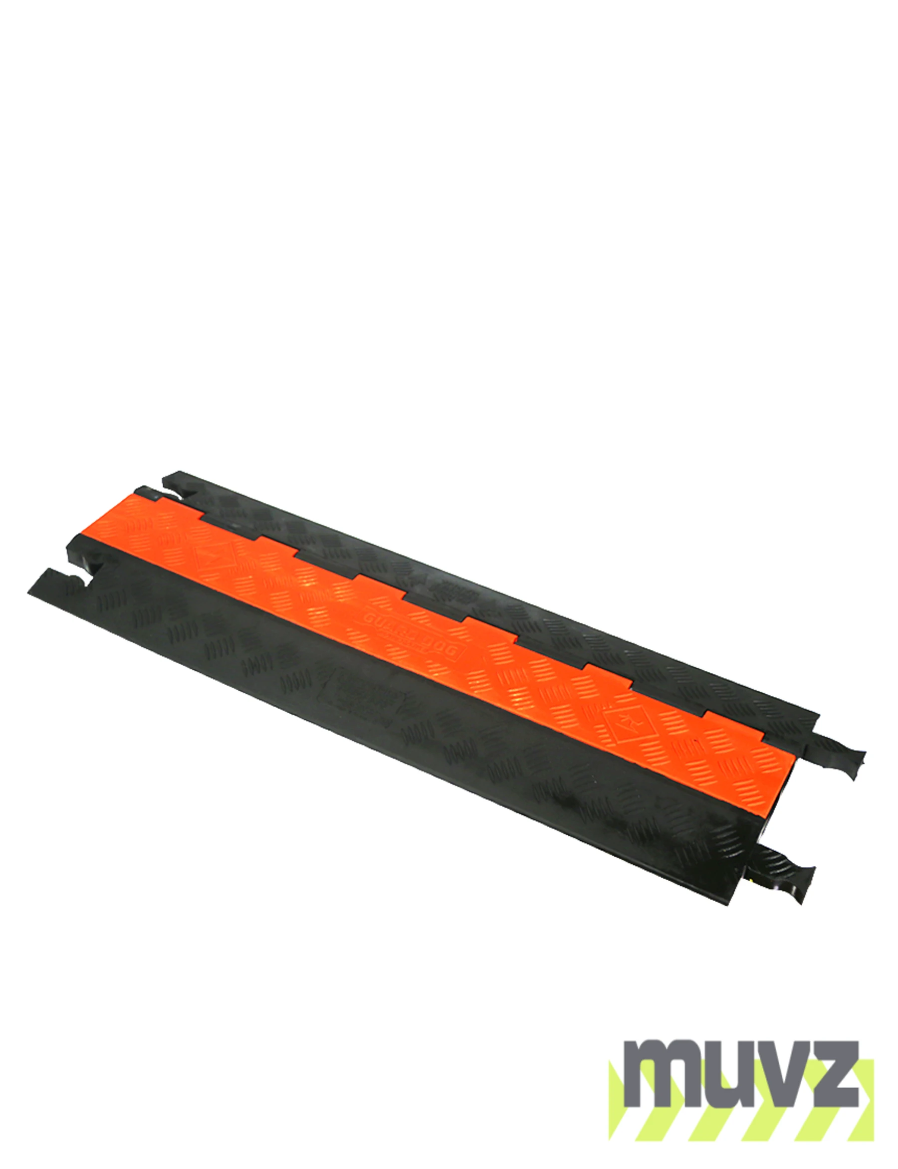 Guard Dog 36\" Orange\u0026 Black, Low Profile, Two (2) Channel Cable Protector (up to 0.75\" OD Cables)
