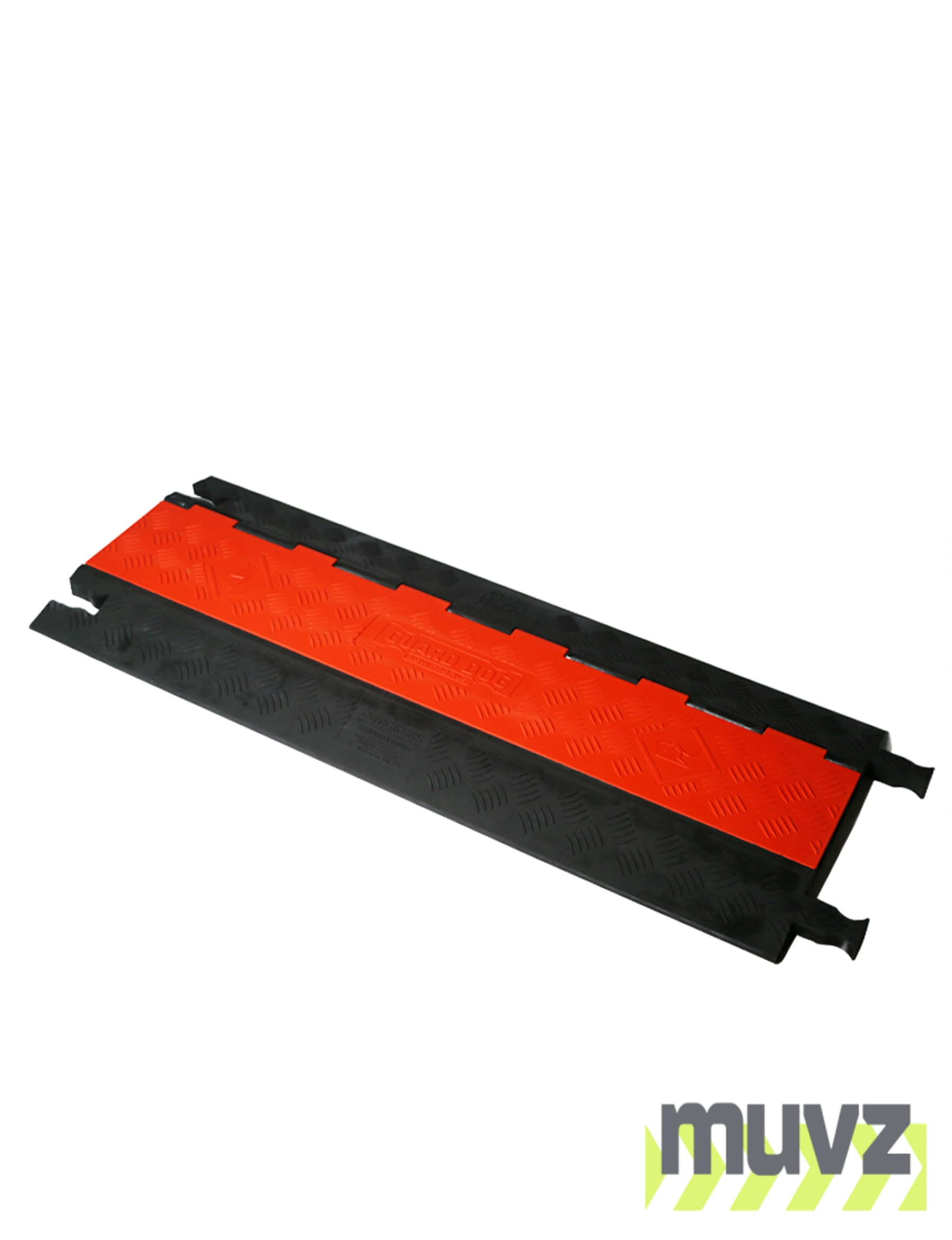 Guard Dog 36\" Orange\u0026 Black, Low Profile, Three (3) Channel Cable Protector (up to 0.75\" OD Cables)