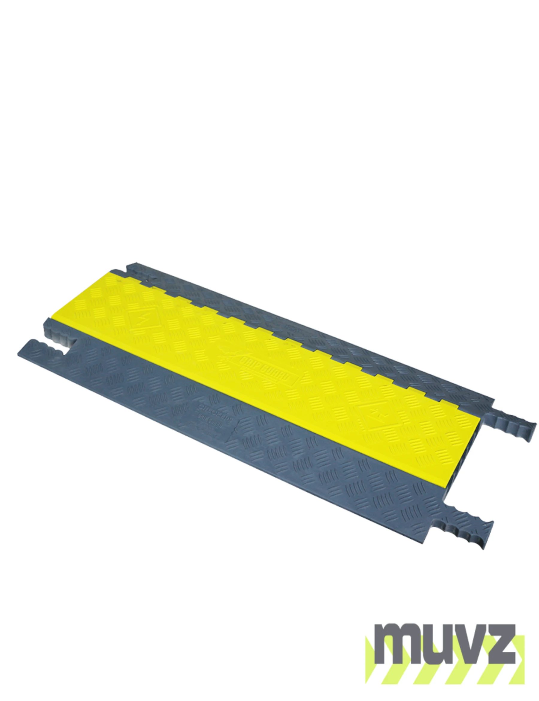 Grip Guard® 36\" Yellow\u0026Black,Lightweight,Five (5) Channel Cable Protector (up to 1.25\" OD Cables)