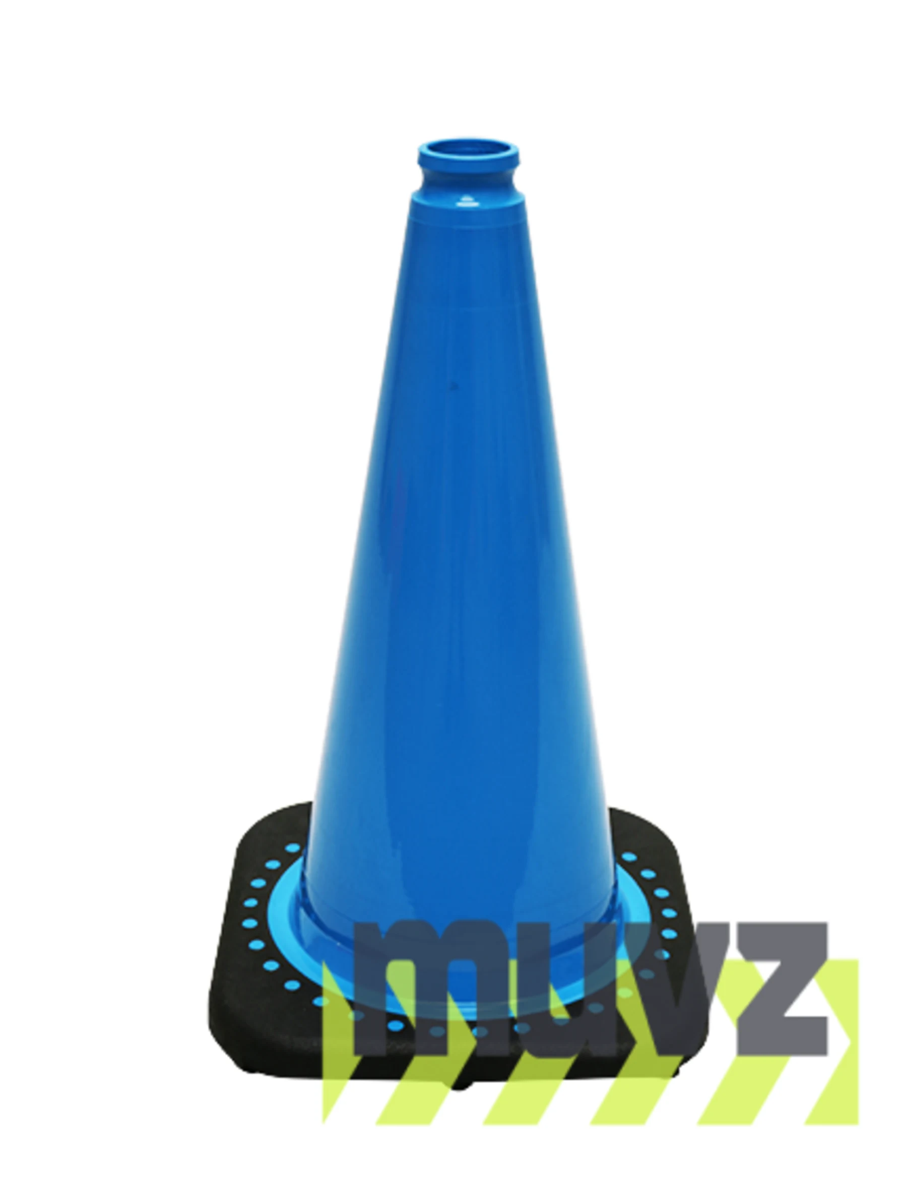 Light Blue 18\" Black Base Cone