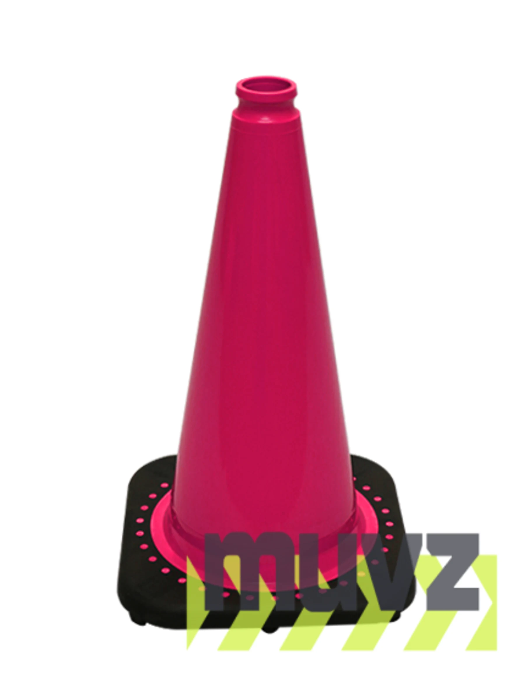 Pink 18\" Black Base Cone