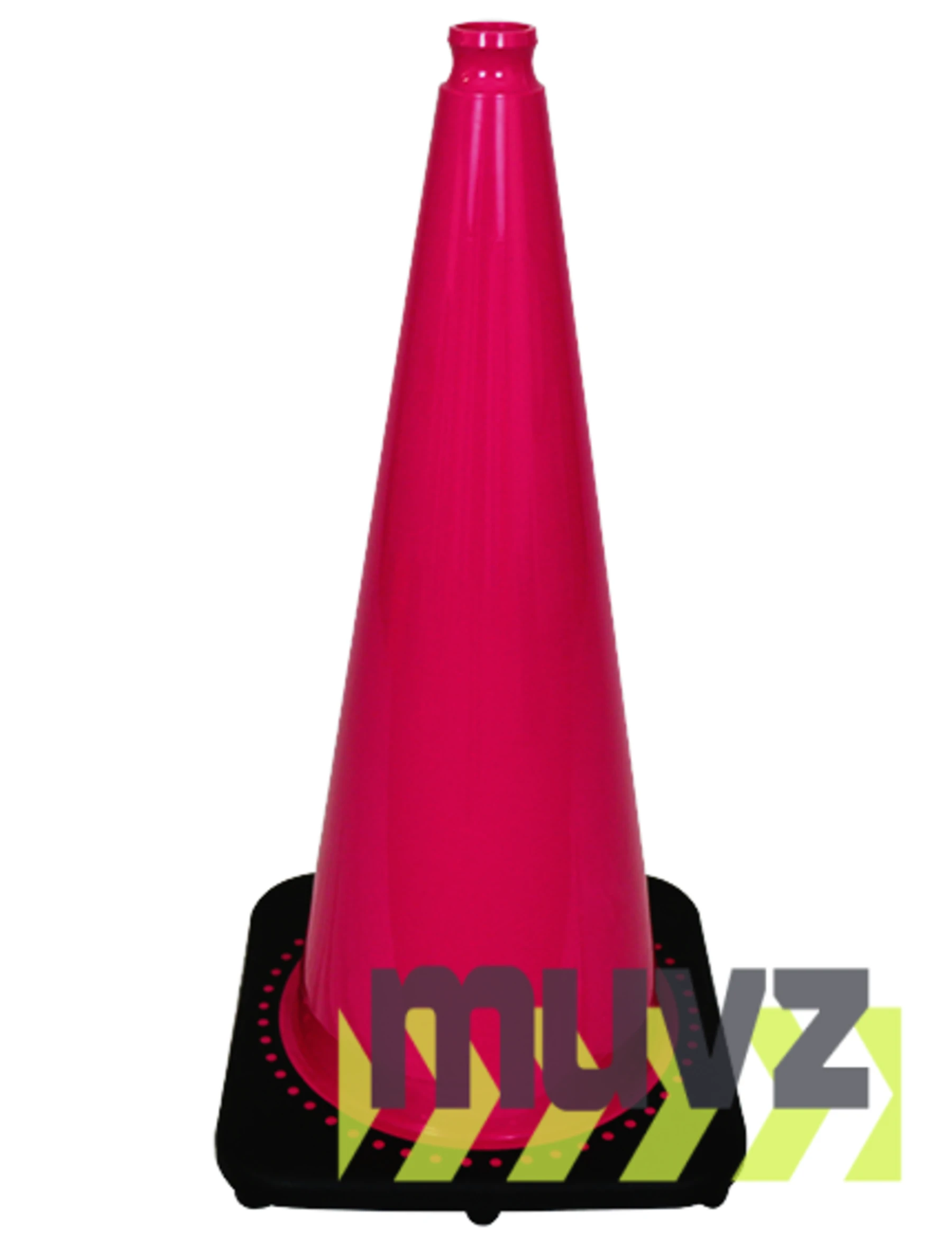 Pink 28\" 7.0 Lb. Black Base Cone
