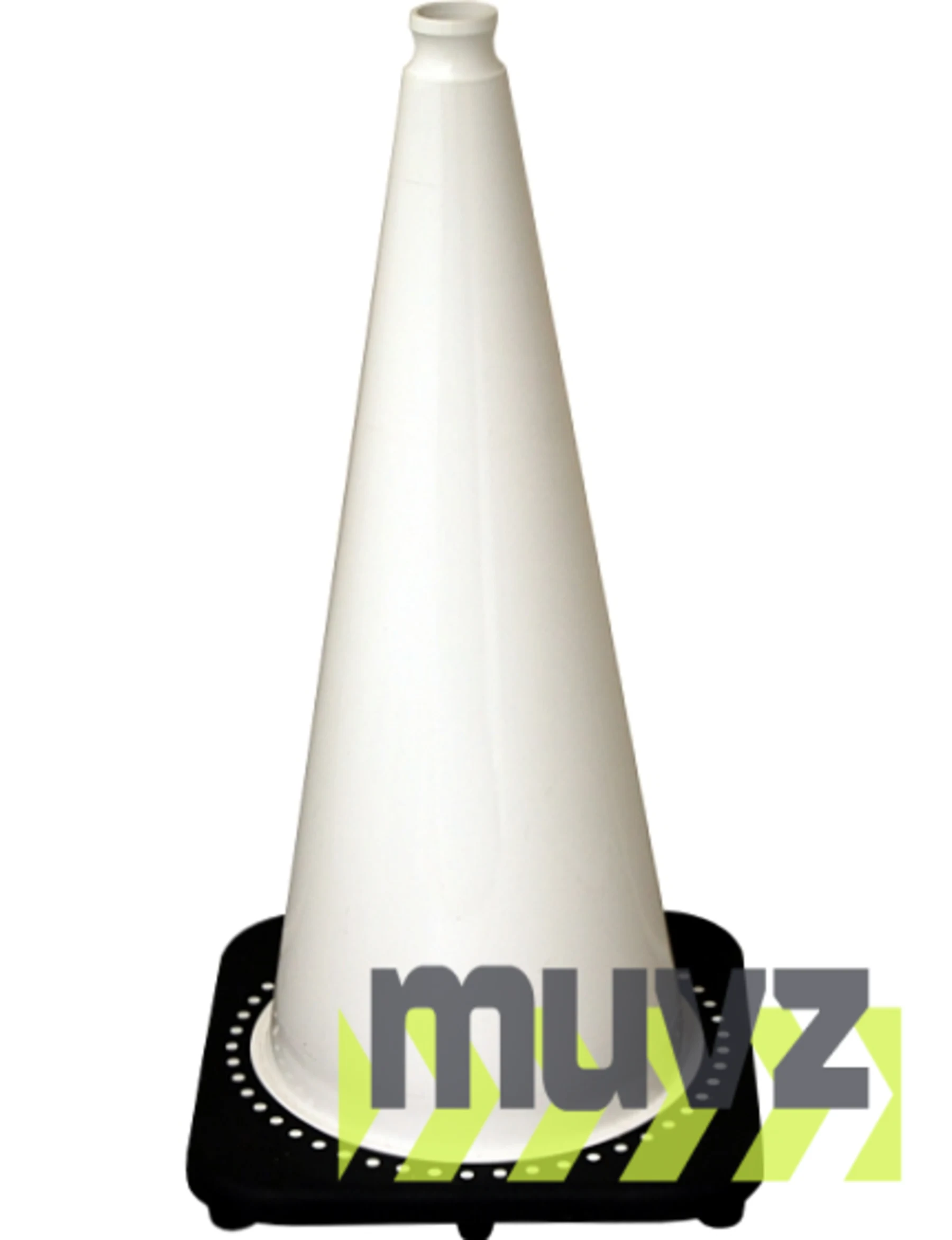 28\" White 7.0 lb. Traffic Cone