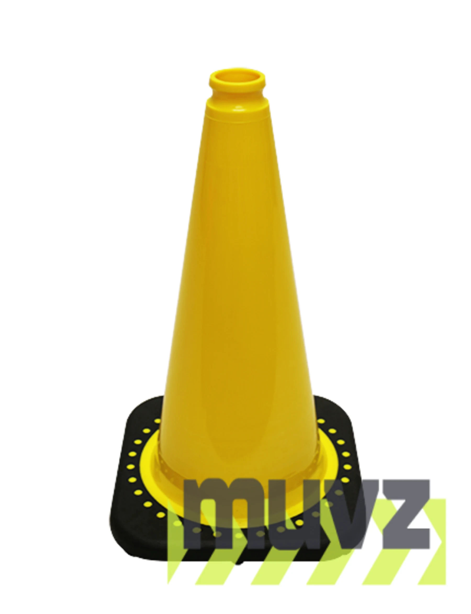 Yellow 18\" Black Base Cone