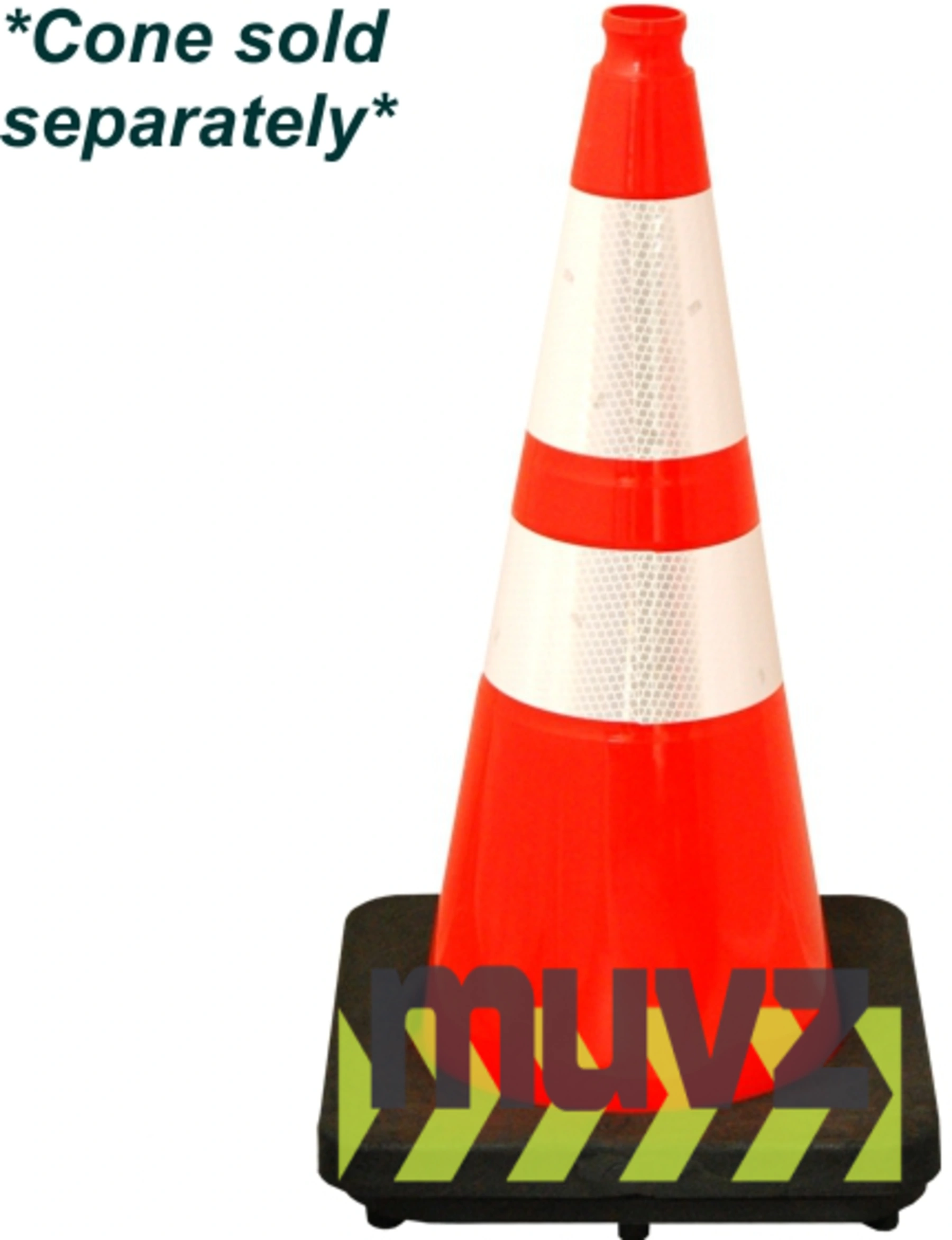 Black, 7.0 lb. Cone Weight for Traffic Cone